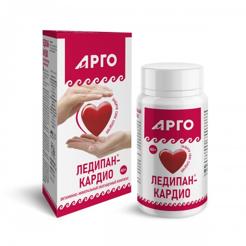 Купить Витаминно-минеральный обогащенный комплекс Ледипан-кардио, капсулы, 60 шт  г. Новокузнецк  