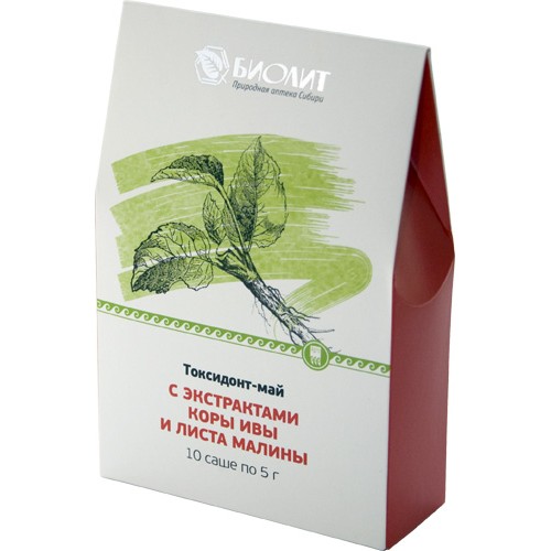 Токсидонт-май с экстрактами коры ивы и листа малины  г. Новокузнецк  