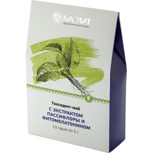 Купить Токсидонт-май с экстрактами пассифлоры и фитомелатонином  г. Новокузнецк  