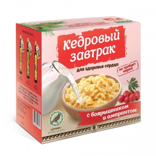 Завтрак кедровый для здоровья сердца с боярышником и амарантом  г. Новокузнецк  